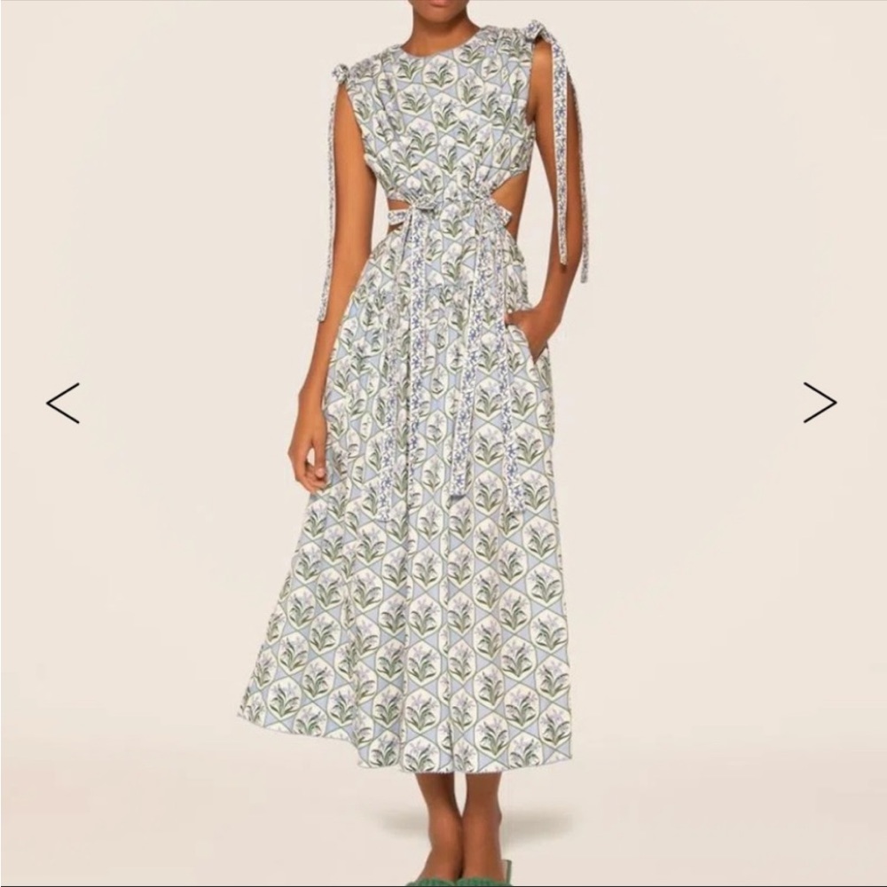 Agua Bendita Guaguanco Chan Chan Celeste dress M